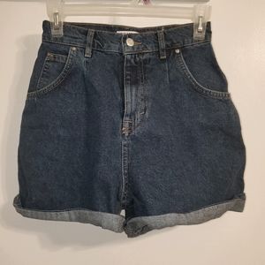 High Waisted Denim Shorts